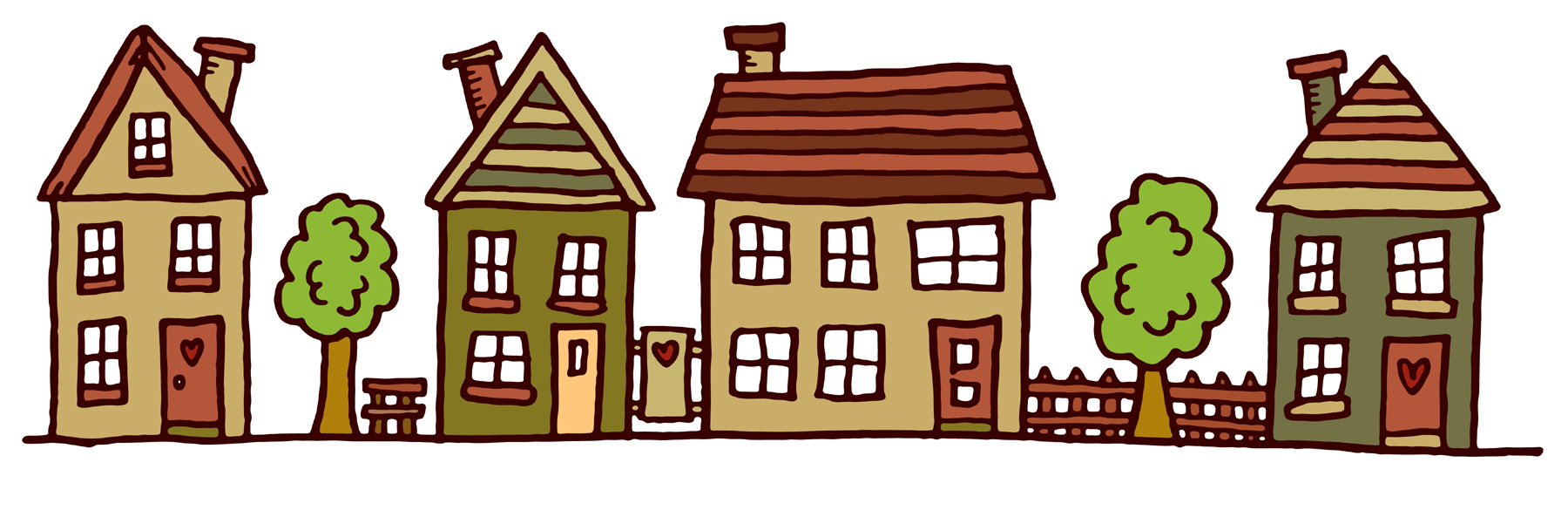 row house clipart - photo #3